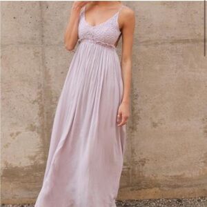 Wishlist crochet backless maxi dress size L